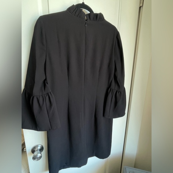 Classic Jcrew Black Dress with Bell Sleeves - Picture 4 of 4